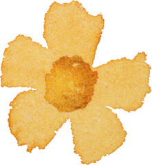 Cute Yellow Flower Watercolor illustration for card website, application, printing, document, poster design, etc.