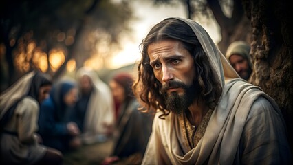 Obraz premium Jesus' Agony in Gethsemane: Sorrowful Mysteries