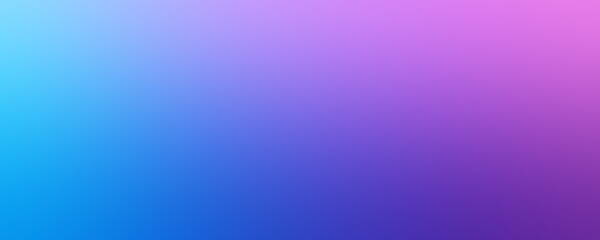 Vibrant blue and purple wide gradient background abstract background blend