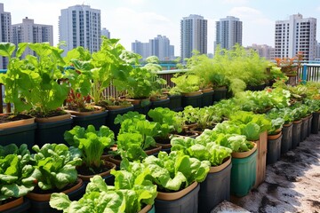 Climate-Appropriate Plants for Urban Rooftop Agriculture: Regional Gardening and Adapted Crops Ideas - obrazy, fototapety, plakaty