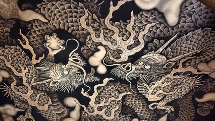 建仁寺の双龍図