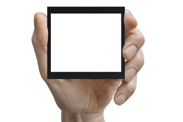 polaroid card blank in a hand on the png backgrounds.polaroid card blank in a hand on the png backgrounds.polaroid card blank in a hand on the png backgrounds.