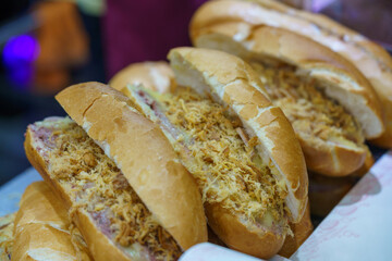 Banh mi or french breads in Saigon, Vietnam