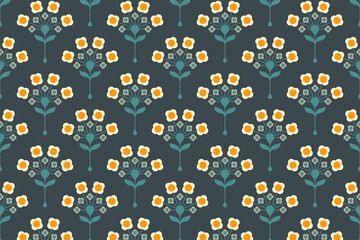 PNature's Elegance. Artistic Floral Patterns in Vector Designs