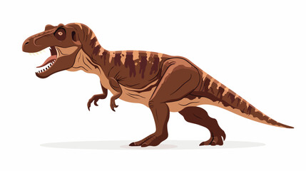 Tyrannosaurus rex or t-rex dino character. Extinct