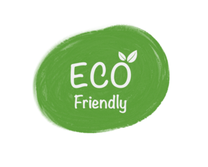 Watercolor logo or icon eco-friendly. Healthy natural product label logo design. Organic natural food labels.
