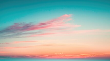Minimal simple gradient background depicting the color of the sky