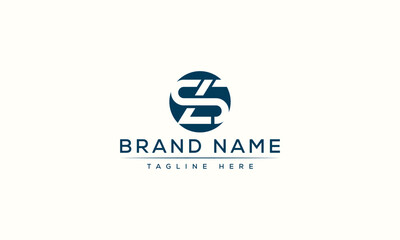 SL logo Design Template Vector Graphic Branding Element.