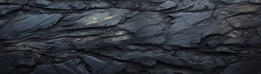 Bitumen of Judea art in grunge gallery, close-up, deep blacks, contrasting splendor, spotlighted, 