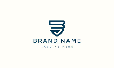 BS logo Design Template Vector Graphic Branding Element.