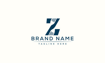 Z logo Design Template Vector Graphic Branding Element.