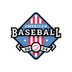 American baseball, logo, emblem. - 789994905
