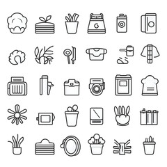 Set outline icons related to photography. Linear icon collection. Editable stroke сreated with Generative Ai
