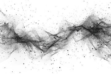 Abstract network computing circular dots connected with colorful lines background wallpaper design images