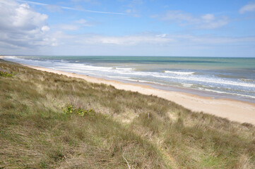 Vue sur le littoral Normand - France