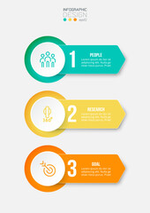 Infographic template business concept with workflow.
- 790004944