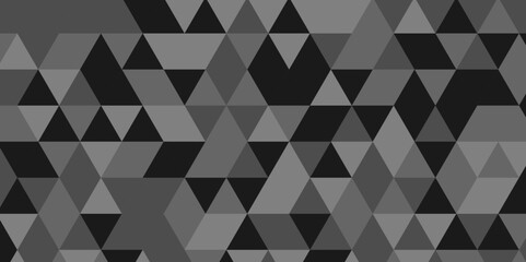 Abstract background made of triangles. Mosaic pattern, tile geometric cube white and gray vector wallpaper. 