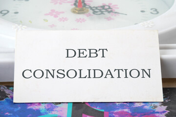 Debt consolidation. This is the process of obtaining a new loan to repay a number of existing...