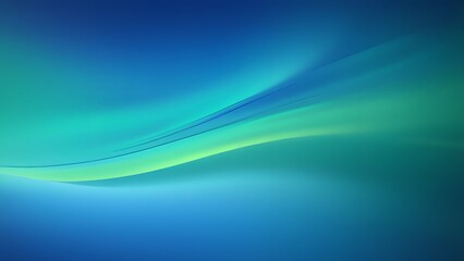 A colorful abstract backdrop with dynamic blue and green wave patterns