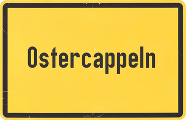 Ortsschild Ostercappeln