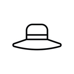 Pamela Hat vector icon