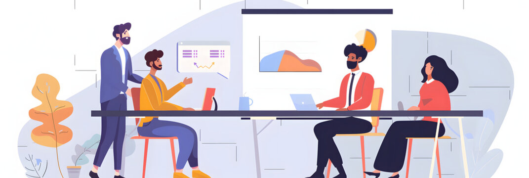 A corporate training session focused on professional development and skill enhancement with employees participating in workshops seminars and team building activities to foster continuous