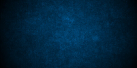 Black and blue background wall textured. Stone wall texture on black. Blue black background vintage backdrop Style background with space . blue dirty concrete background wall grunge cement texture .