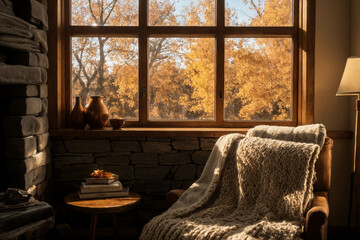 Cosy autumn house