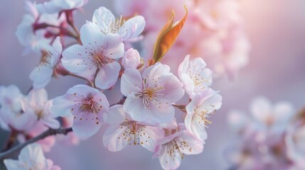 Obraz premium Photo of Lovely Cherry Blossoms in Spring