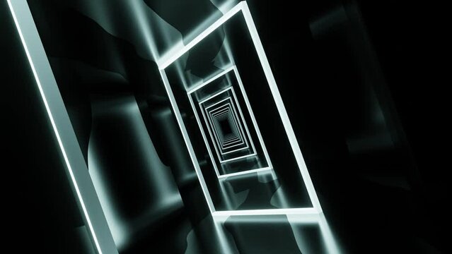 Through the Looking Glass in the Endless Corridor, VJ DJ Loops