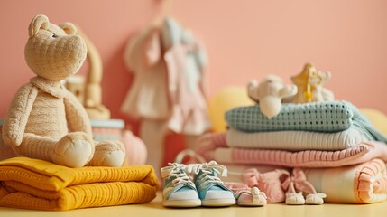 Cute Infant Products Display