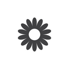 Daisy chamomile icon in flat style. Flower vector illustration on isolated background. Floral sign business concept. - 790025538