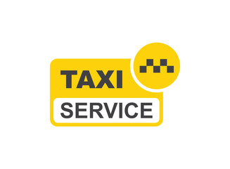 Taxi service icon in flat style. Cab vector illustration on isolated background. Delivery company sign business concept. - 790025563
