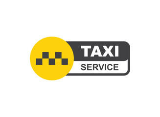 Taxi service icon in flat style. Cab vector illustration on isolated background. Delivery company sign business concept. - 790025576