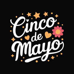 Cinco de mayo lettering