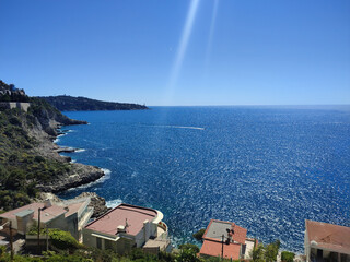 Panorama sur Nice, la baie des anges et la Côte d*'Azur
