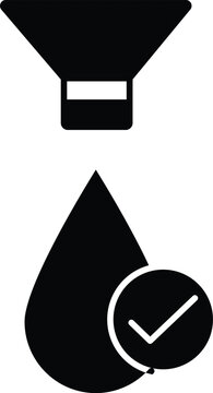 Picking dorp Vector icon which can easily modify or edit