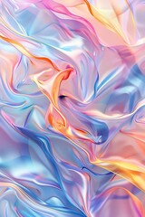 illustration pastel holographic pattern background 