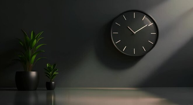 A minimalist clock with missing numbers, hinting at a puzzle to solve