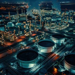 Petrolium is a crucial natural resource that powers industries and fuels transportation worldwide. - obrazy, fototapety, plakaty