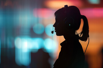 personal assistant providing support, with the background blurred to highlight their dedication and attentiveness to their job, conveying professionalism and trustworthiness.