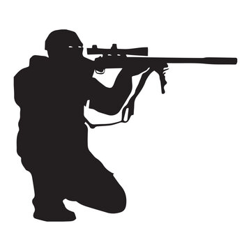 recommend clip art: sniper vector illustration symbol design