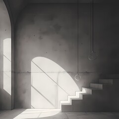 Contemporary Interior Design: Sunlit Apt with Stylish Elements - obrazy, fototapety, plakaty