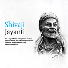 Shivaji Jayanti - obrazy, fototapety, plakaty