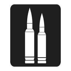 bullet ammunition vector illustration symbol design