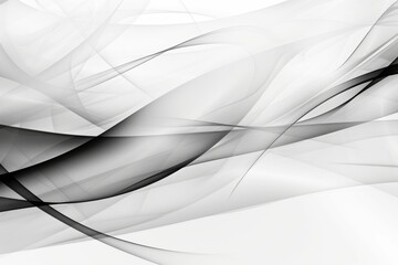 Grey and white glossy squares abstract hi-tech banner design. Futuristic geometric vector background. Beautiful simple AI generated image in 4K, unique.