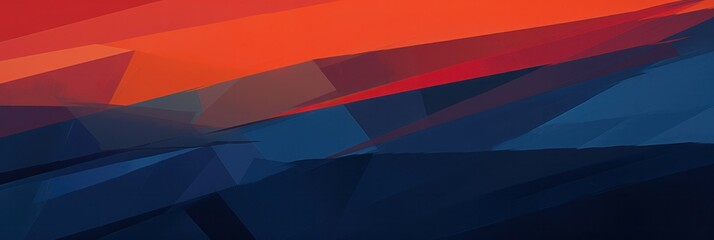 a red dark blue and orange abstract surface