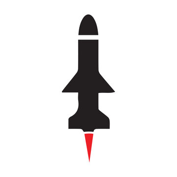recommend clip art: missile and rocket icon vector illustration