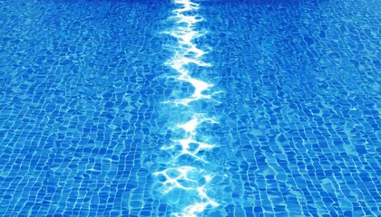 Rippled Blue Waves: Abstract Swimming Pool Background