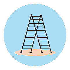 ladder icon vector illustration symbol design